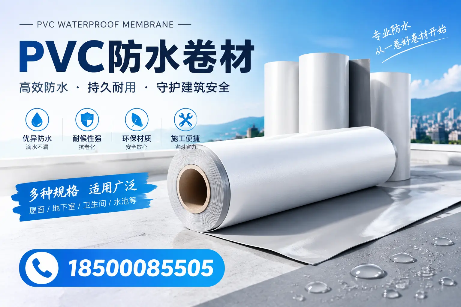 如何选择适合的PVC防水卷材?专家为您解答乐山的需求