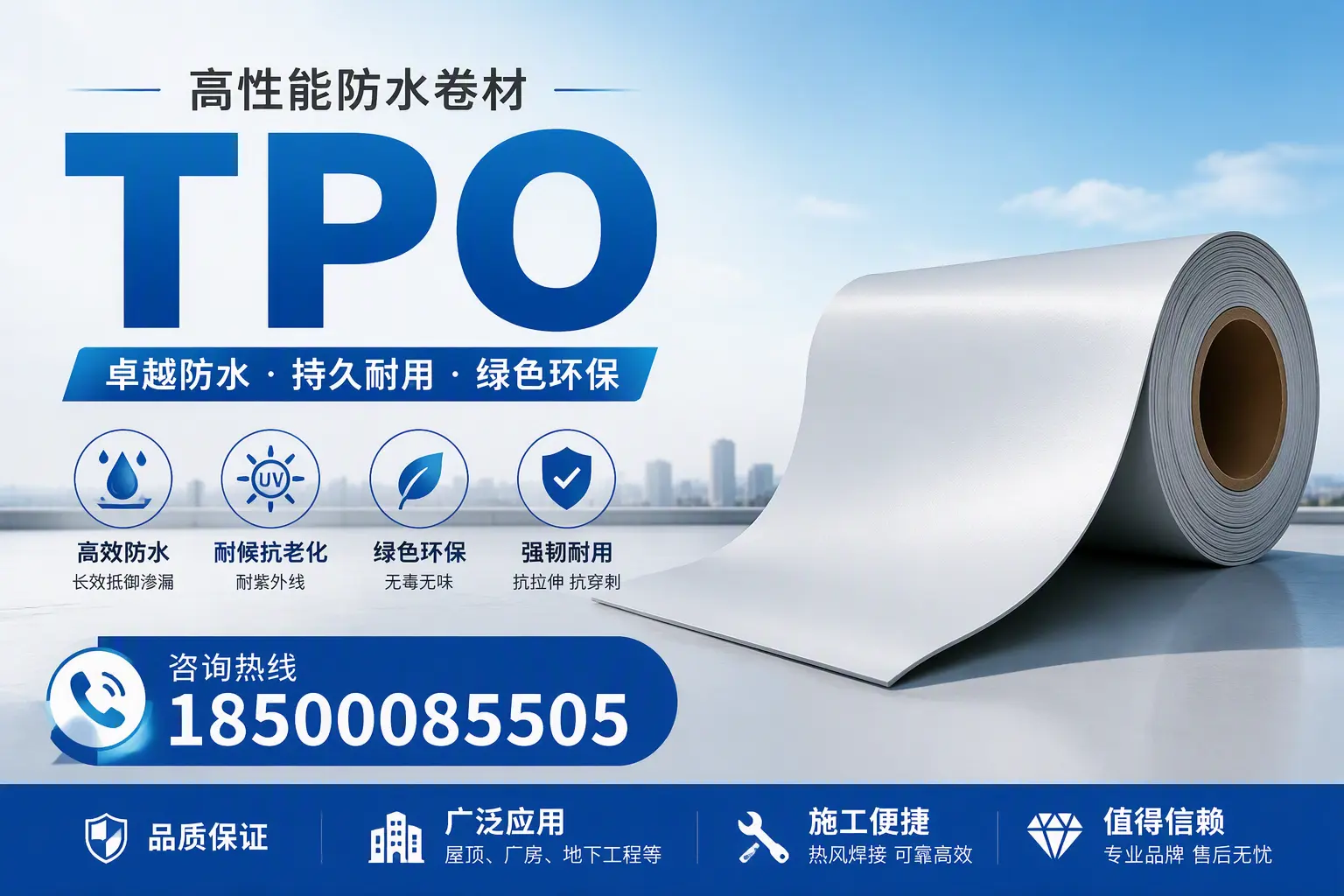TPO材料的环保特性及其在乐山的应用